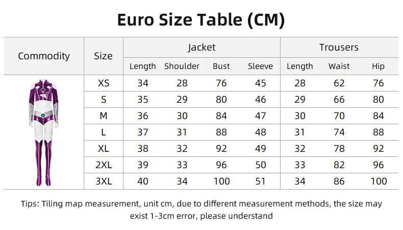 Anime Teen Titan Starfire Sexy Spandex Zentai Anzug Lila Damen Halloween Cosplay Kostüm Sexy Lila Bodysuit für Frauen – Detail 2