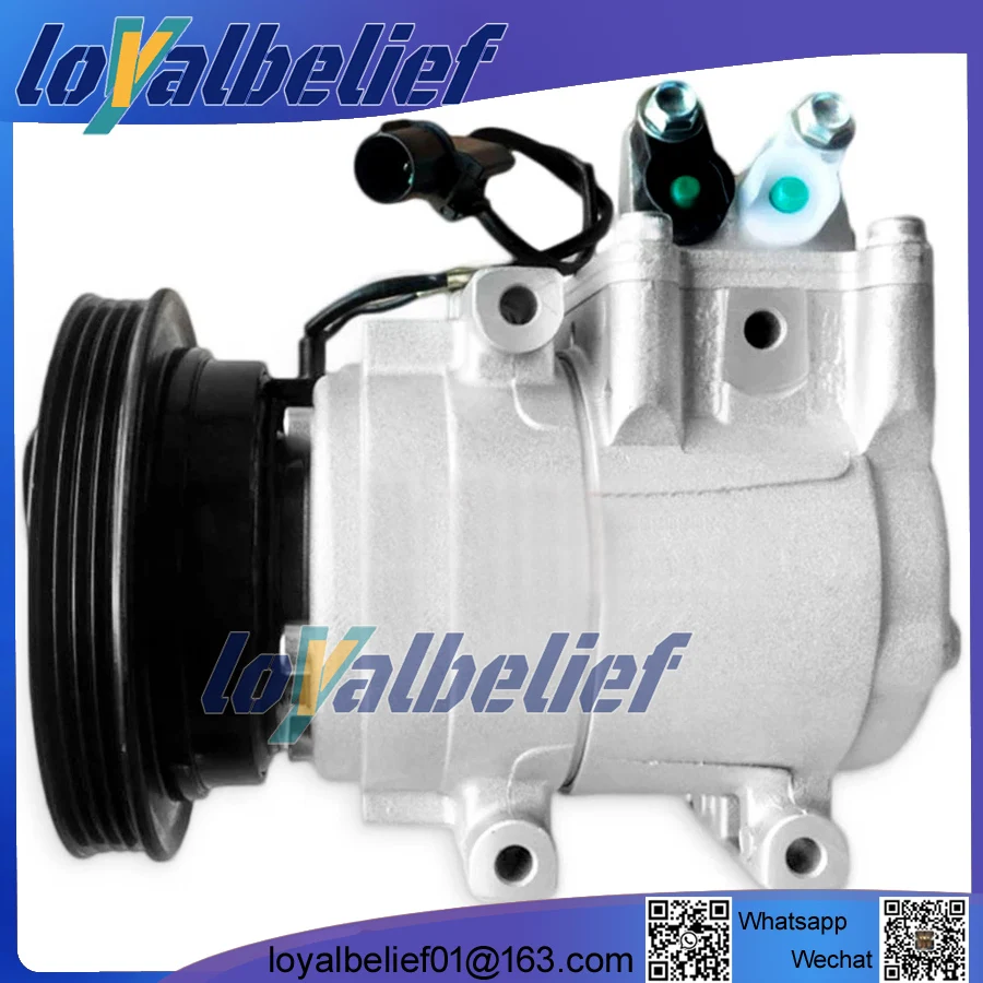 

For Car Hyundai Porter II / H100 H-100 Truck For Halla-HCC HS15 HS-15 auto air ac compressor 977014F100 97701-4F100 4pk