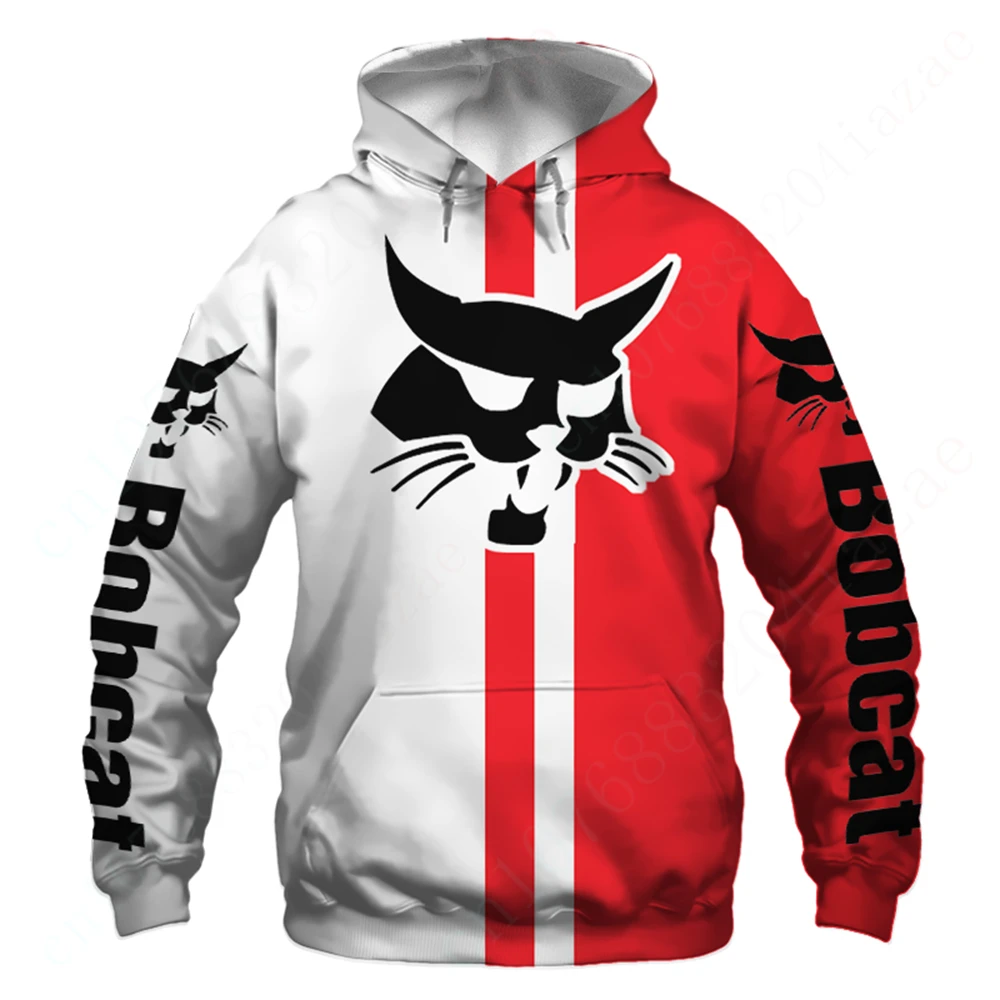 

Bobcat Oversize Zip Hoodies Unisex Clothing Harajuku 3D Printing Pullover Top Casual Hoodies For Men Women Anime Sweatshirt