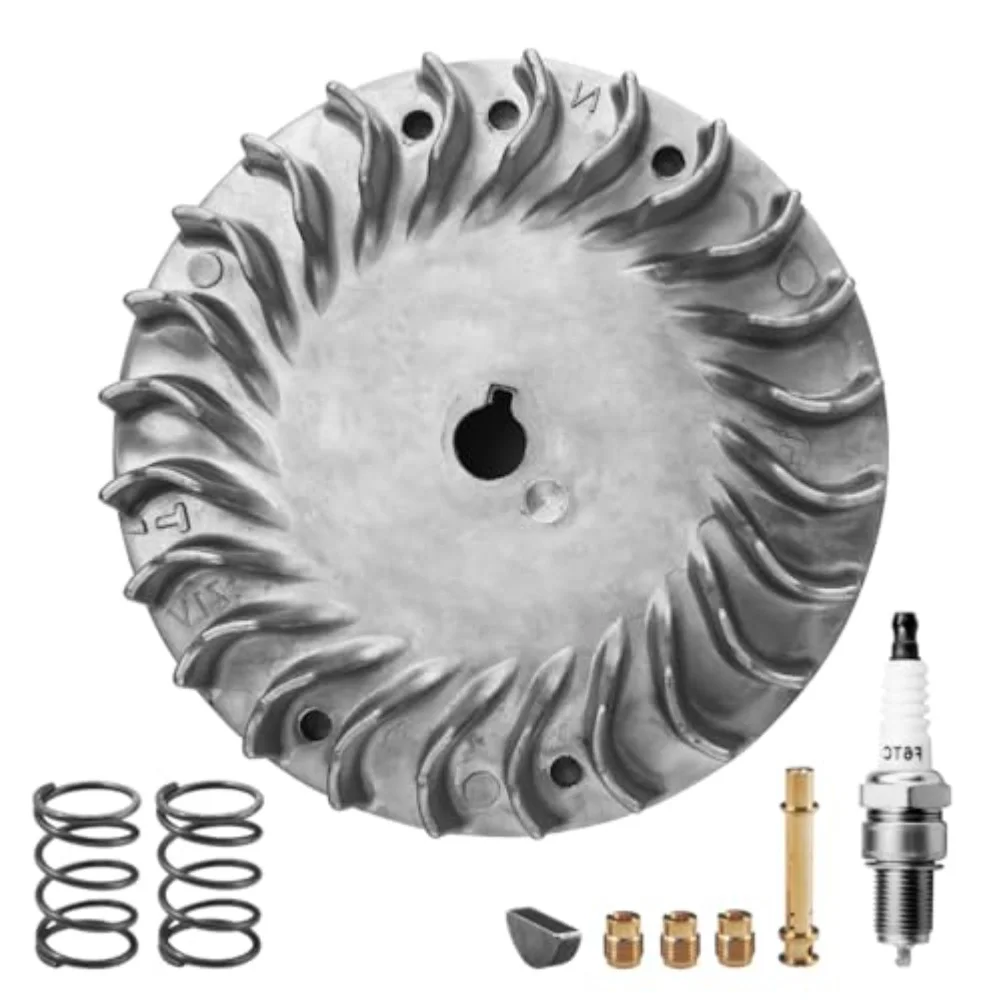 Lightweight Aluminum Flywheel With Valve Springs For 212cc Non-Hemi & Compatible 224cc For GX200 69730 69736 Engines