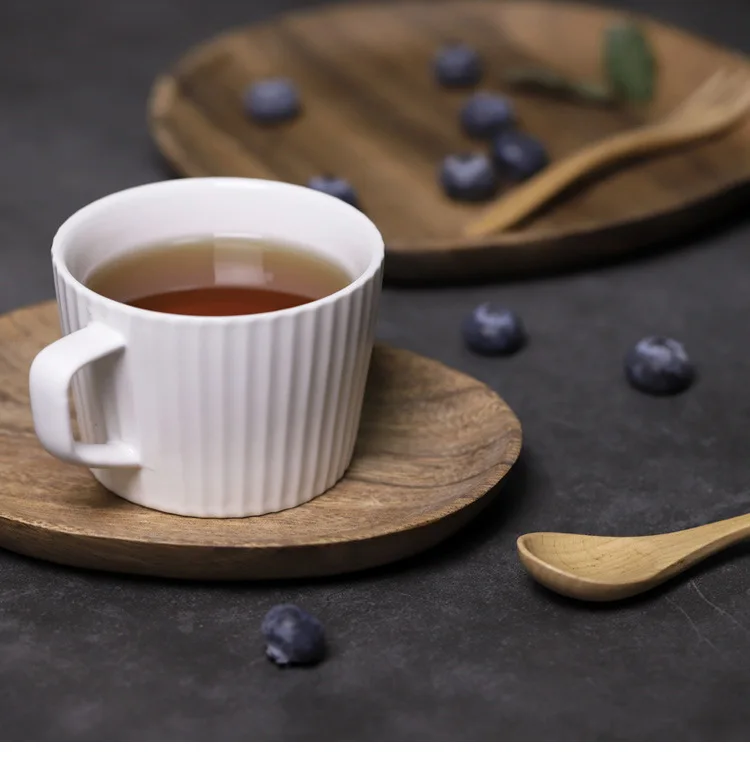 Whole Wood Lovesickness Wood Irregular Oval Solid Pan Plate Fruit Dishes Saucer Tea Tray Dessert Dinner Plate Tableware Set fruit plate wooden serving tray wooden tableware