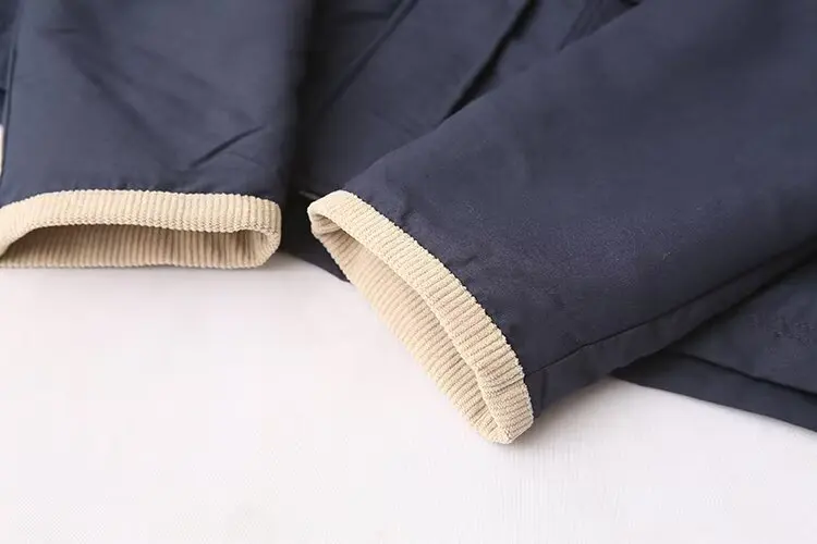 Women's Jacket Coat inszartrafs Outwear Vintage Long Sleeve Jaqueta De Couro Patchwork 2024 With Pocket Japanese Cargo Jacket