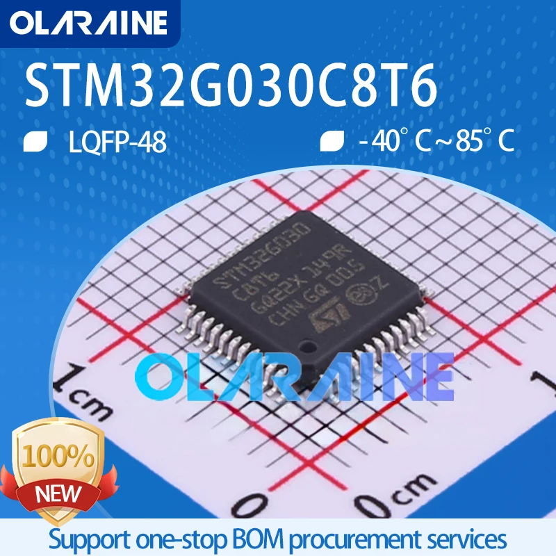 

1-10Pcs STM32G030C8T6 LQFP-48 SMD ARM Cortex M0+ microcontroller MCU 64 kB 64 MHz