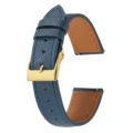 Blue gold buckle
