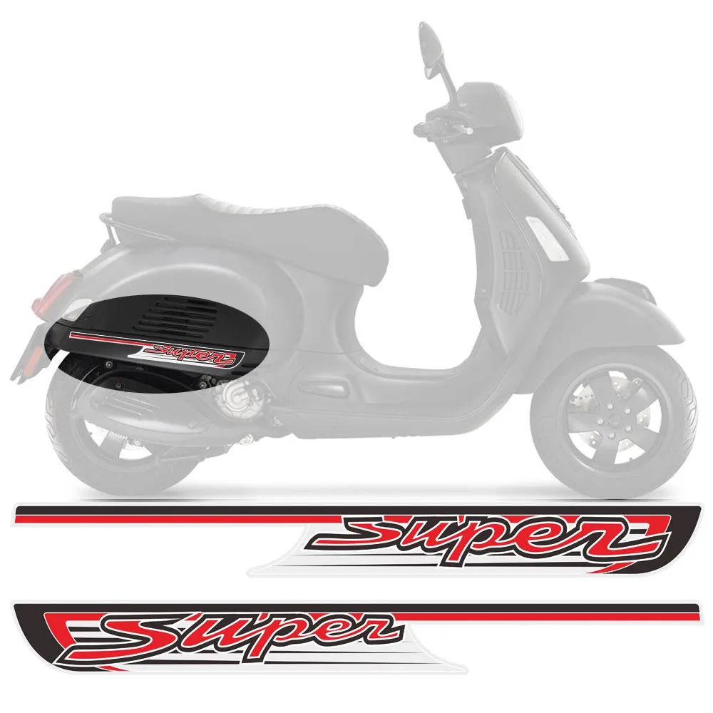 

For PIAGGIO VESPA GTS SUPER 125 300 MY19 MY 19 HPE Logo Motorcycle Reflective Stickers Body Shell Decal