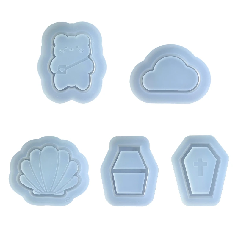 

Cartoon Pattern Silicone Mold Keyring Pendant Handmade Ornament Mold 97QE