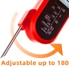 Dual-Probe Waterproof Digital Food Kitchen Thermometer For Oven Meat Cooking Grilling With Rotating LCD Screen Alarm Function 6