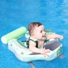 Mambobaby Baby Swim Float Non-inflatable Baby Swimming Float Ring Waterproof Swim Trainer Pool Float with Sun Canopy for 3-24 2