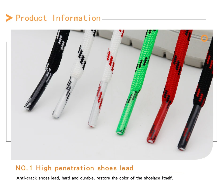 Coolstring 5mm Round Laces Sports Black White Red Shoelaces Unisex Casual Shoestring Bootlaces for P6000 Sneakers Dad Shoes