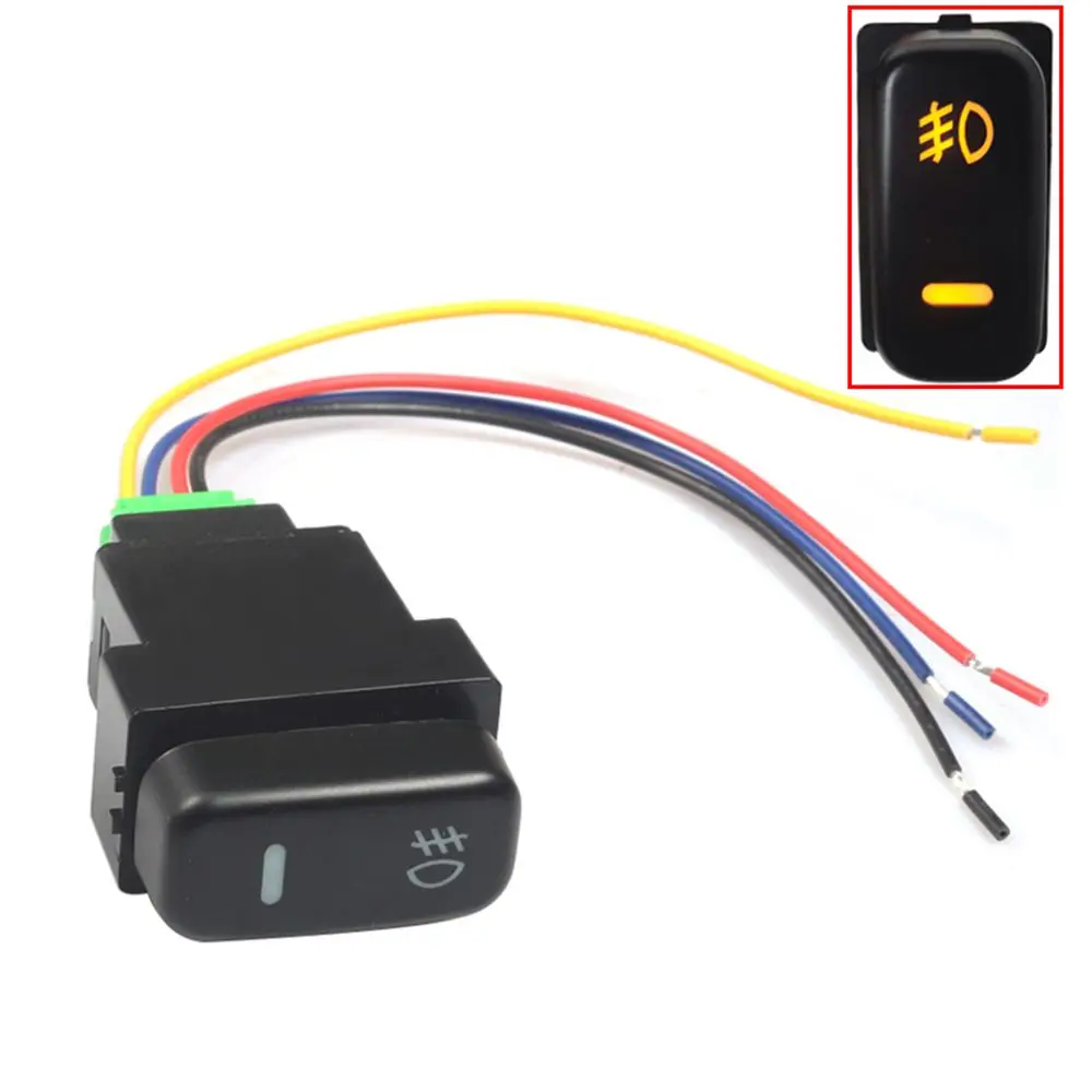 1 Pc 4 Wires Car Fog Lights Switch For Mitsubishi For Pajero For Lancer