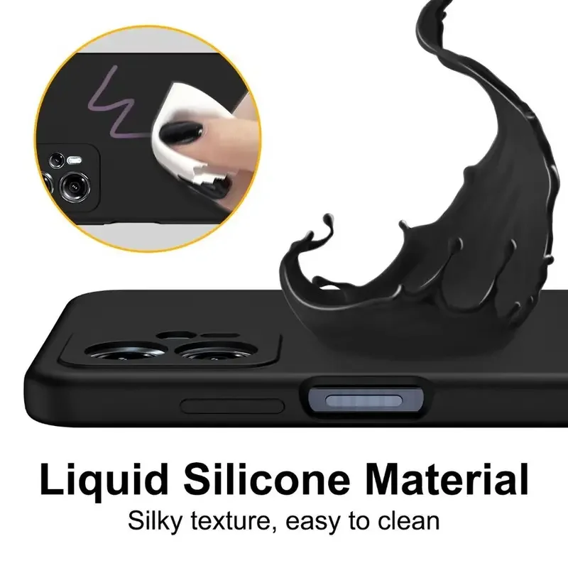 Flexible Liquid Silicone Protective Phone Case - Durable and Stylish Cover Bumper