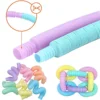 78PCS Pop Tubes Fidget Toys Kids Birthday Party Favors Stress Relief Sensory Toy Toddlers Stretch Tube 3