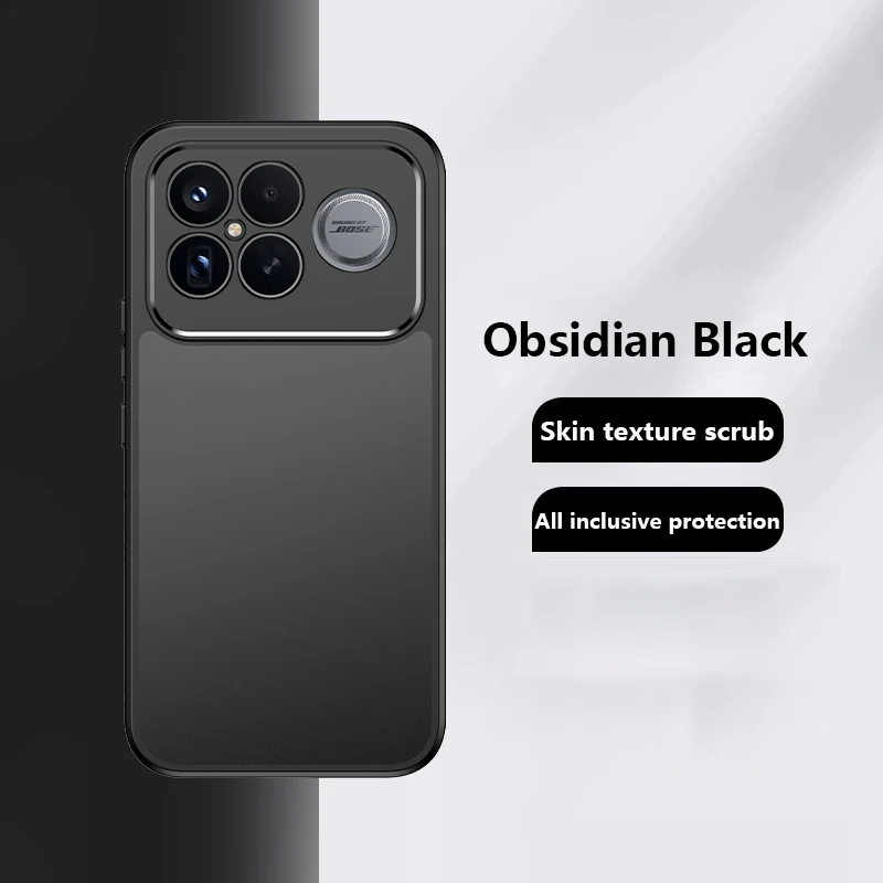 360-Degree Rotation Matte Frosted Magnetic Shockproof Armor Phone Case