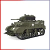COOLBANK MODEL RC Tank 1/16 USA Stuart M5A1 Isoscale Simulation Model Open The Cannon Barrel Retractable Tank Toys Toys for Boys 2