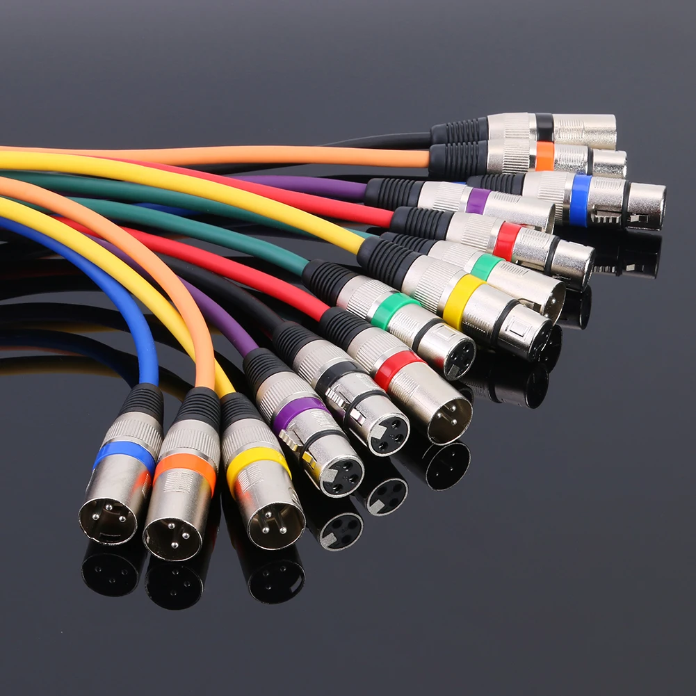  ̺ XLR 3  - ƿ ձ ÷, ŷ̰  ִ ũ  ̾ AUX ڵ, 1.8m, 5.9ft