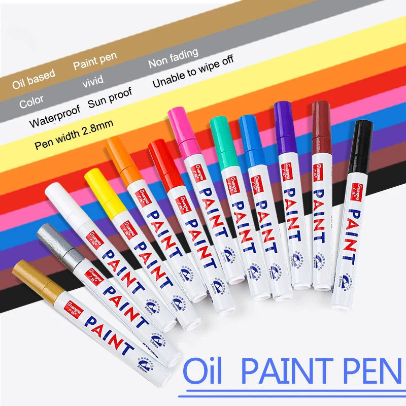 Paint Pen M101 Marker Badminton Racket Touch Up Paint Pen Diy Art Painting Graffiti 2.8Mm