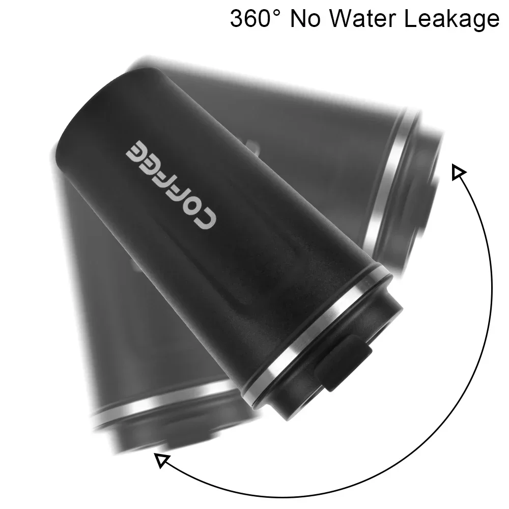 380/510ML Thermo Cafe Travel Thermo Cup Double Stainless Steel For Tea Water Coffee