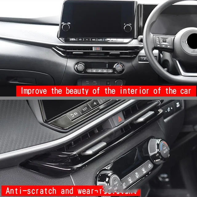 For Nissan NOTE E13 2020-2023 ABS Black Color Interior Accessories Center  Console Gear Armrest Box Panel Cover Trim Accessories - AliExpress