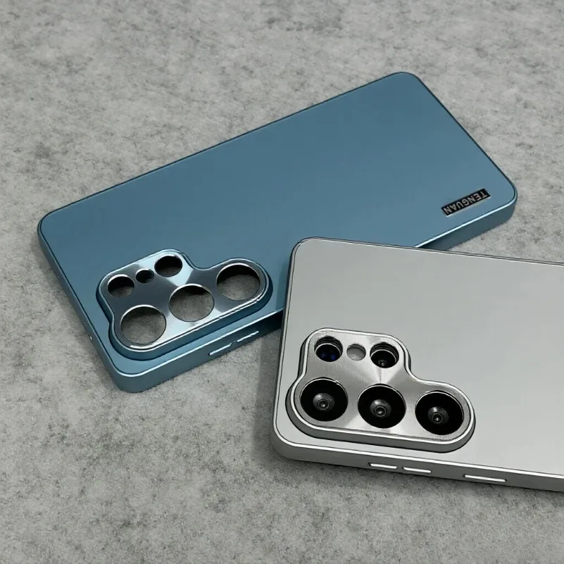 All-Aluminum Matte Alloy Case with Metal Plating and Hard Armor Cover