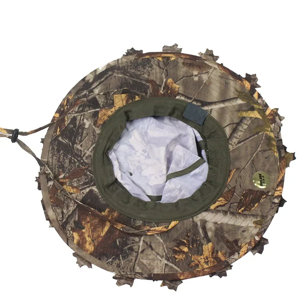 Breathable Camouflage Hunting Hat Summer Men Women Outdoor Sunshade Bucket Hat Hiking Fishing Climbing Tactical Boonie Cap
