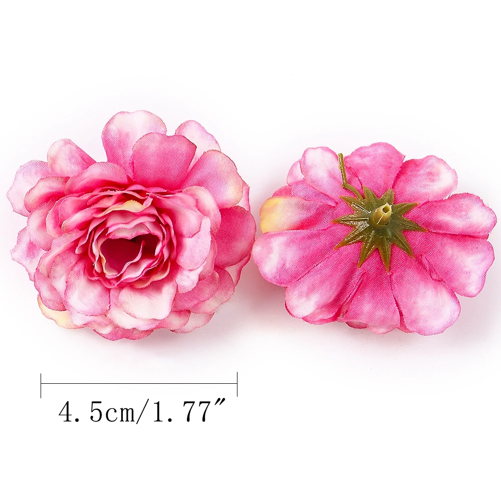 Jedwabna róża sztuczna główka kwiatu sztuczny kwiat do wystroju domu Christmas Party małżeństwo dekoracje ślubne akcesoria DIY wieniec 6 Jedwabna róża sztuczna główka kwiatu sztuczny kwiat do wystroju domu Christmas Party małżeństwo dekoracje ślubne akcesoria DIY wieniec 6