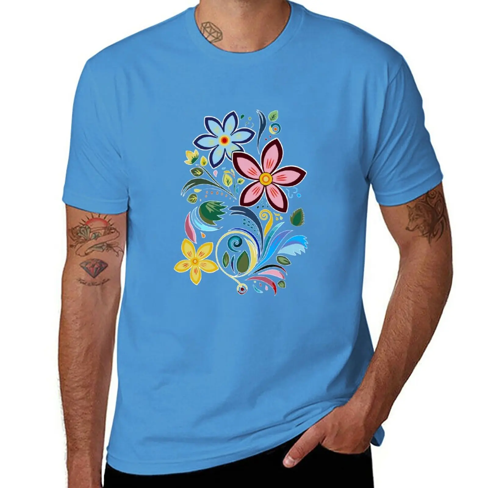 Ojibwe Floral' Men's T-Shirt