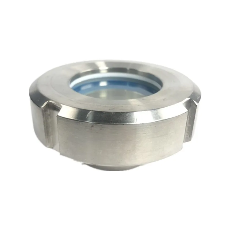 Sanitary Food Grade Stainless Steel SS304 Long Circular Vertical View Tank  Sight Glass 4" 102mm Sight Glass Diopter Stainless Steel 304 Circular View