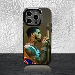Anuel AA Rapper Black Candy Matte Shockproof Phone Case - iPhone 13 Pro Max (Z1)