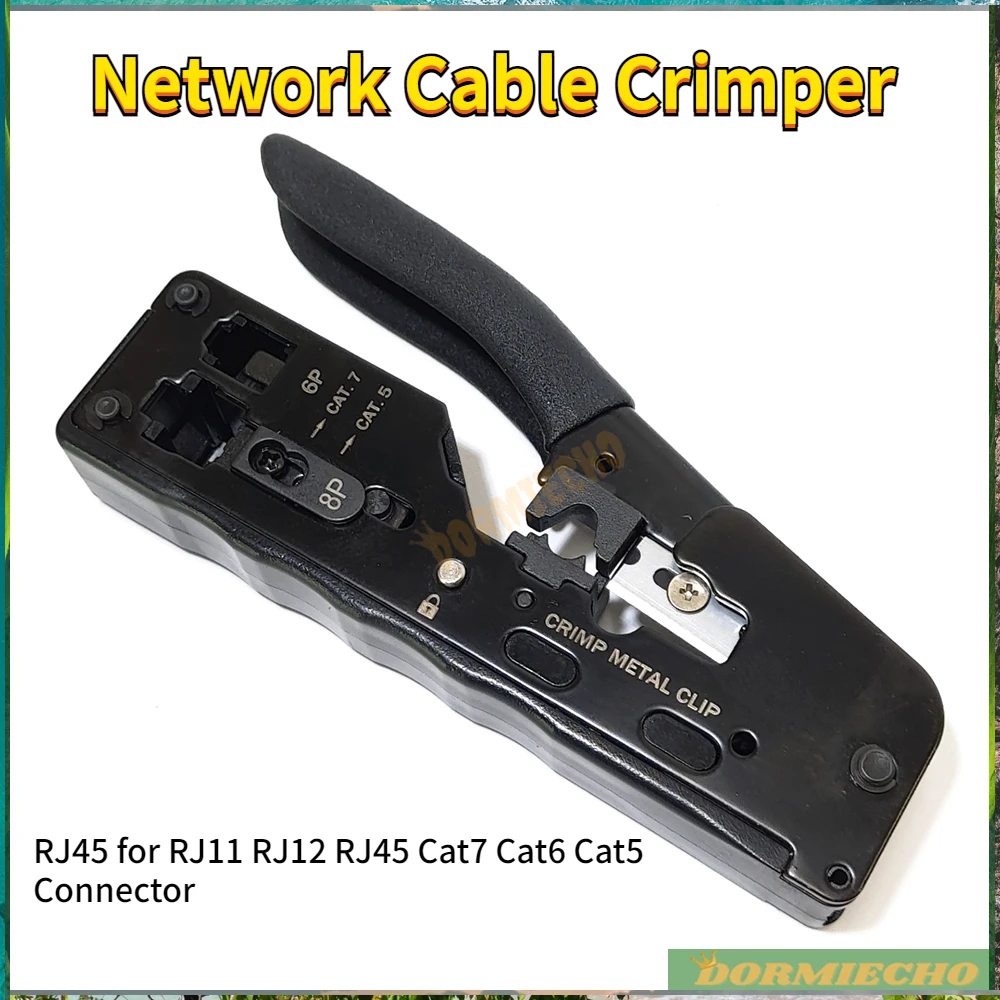 Spelafili Per Taglierina A Crimpare Di Alta Qualità Rj45 Per Rj11 Rj12 Rj45 Cat7 Cat6 Cat5 Connettore Pinza Spelafili Per Crimpatrice Per Cavi Di Rete