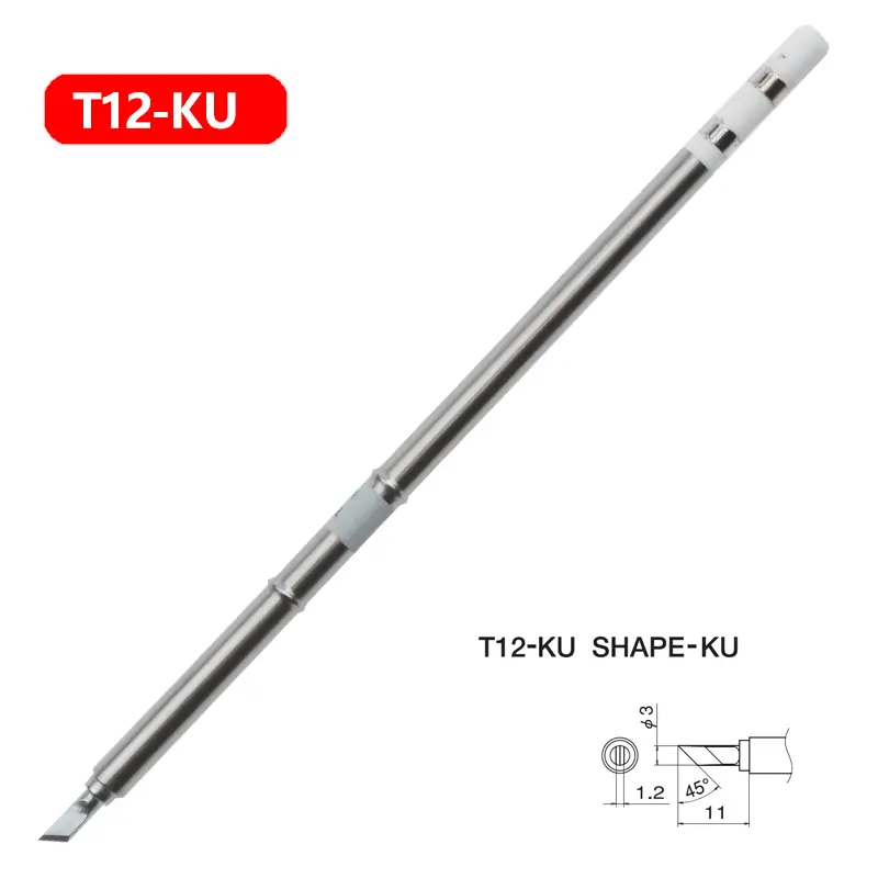 1pc T12 Soldering Iron tips Replacement Various models of Tip Electric Soldering Iron Tip T12- D4 D52 J02 JS02 BC3 CF4 KF KL image 22