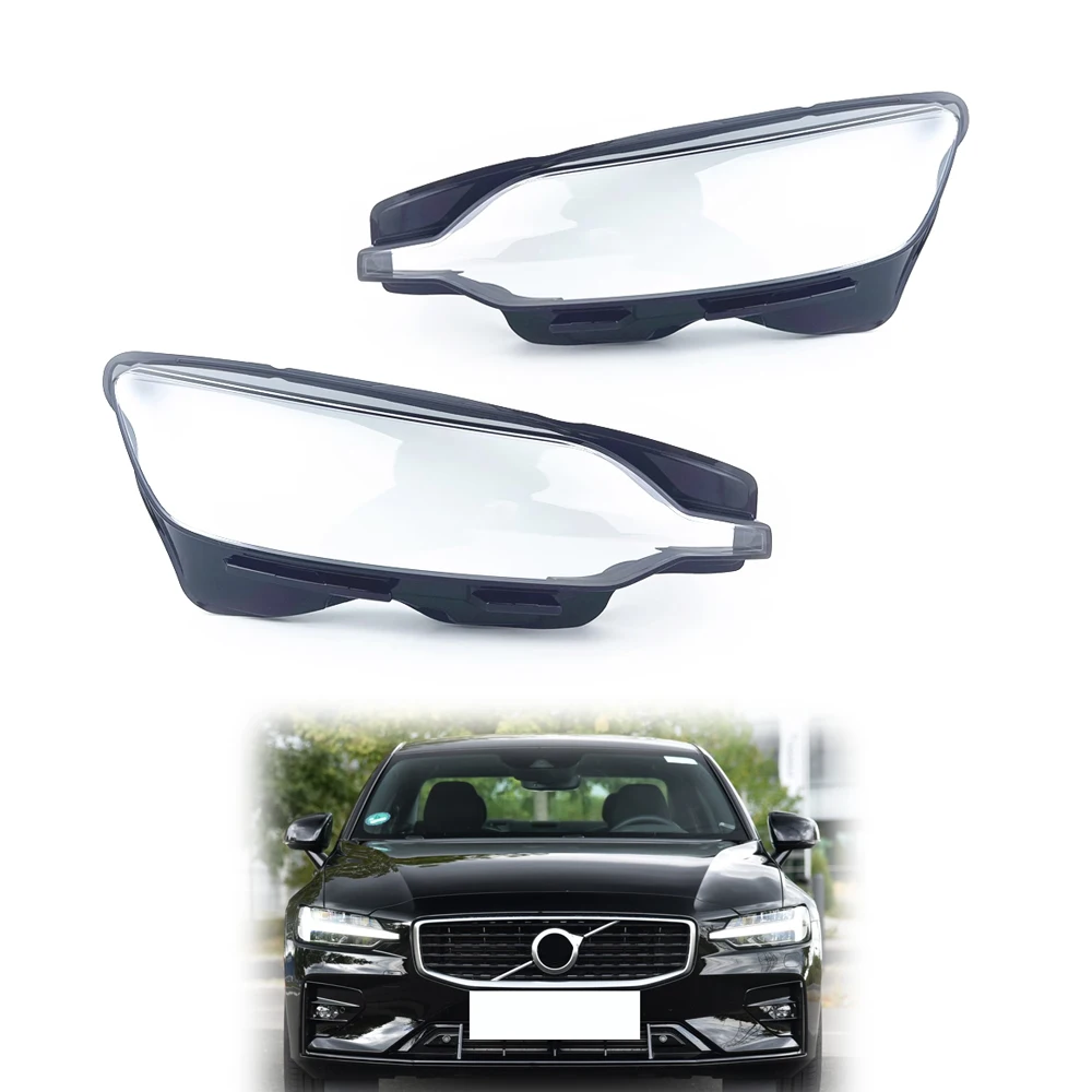 

Для Volvo V60 S60 2020 2021 2022 2023 налобный фонарь крышка объектива фары оболочка фары абажур прозрачный налобный фонарь лампа маска подходит