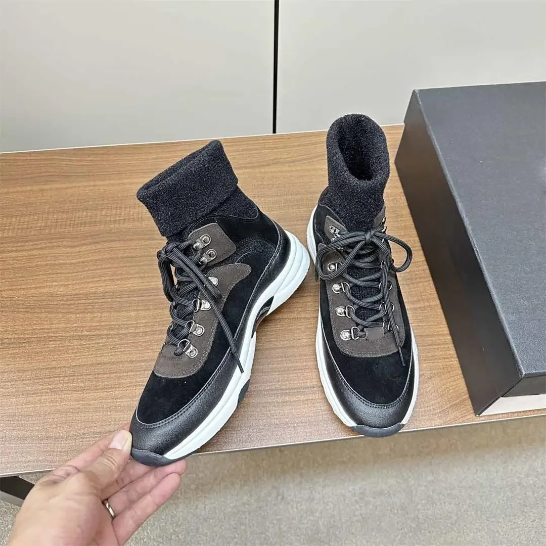 

Winter Fashion Round Toe Women Shoes Casual Flats Concise Lace-Up Thick Bottom Genuine Leather Chaussure Femme Size 35-40 Hot