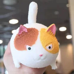 Chat en colère à grand visage, décompression créative, musique pincée, jouets cadeaux pour chat 
