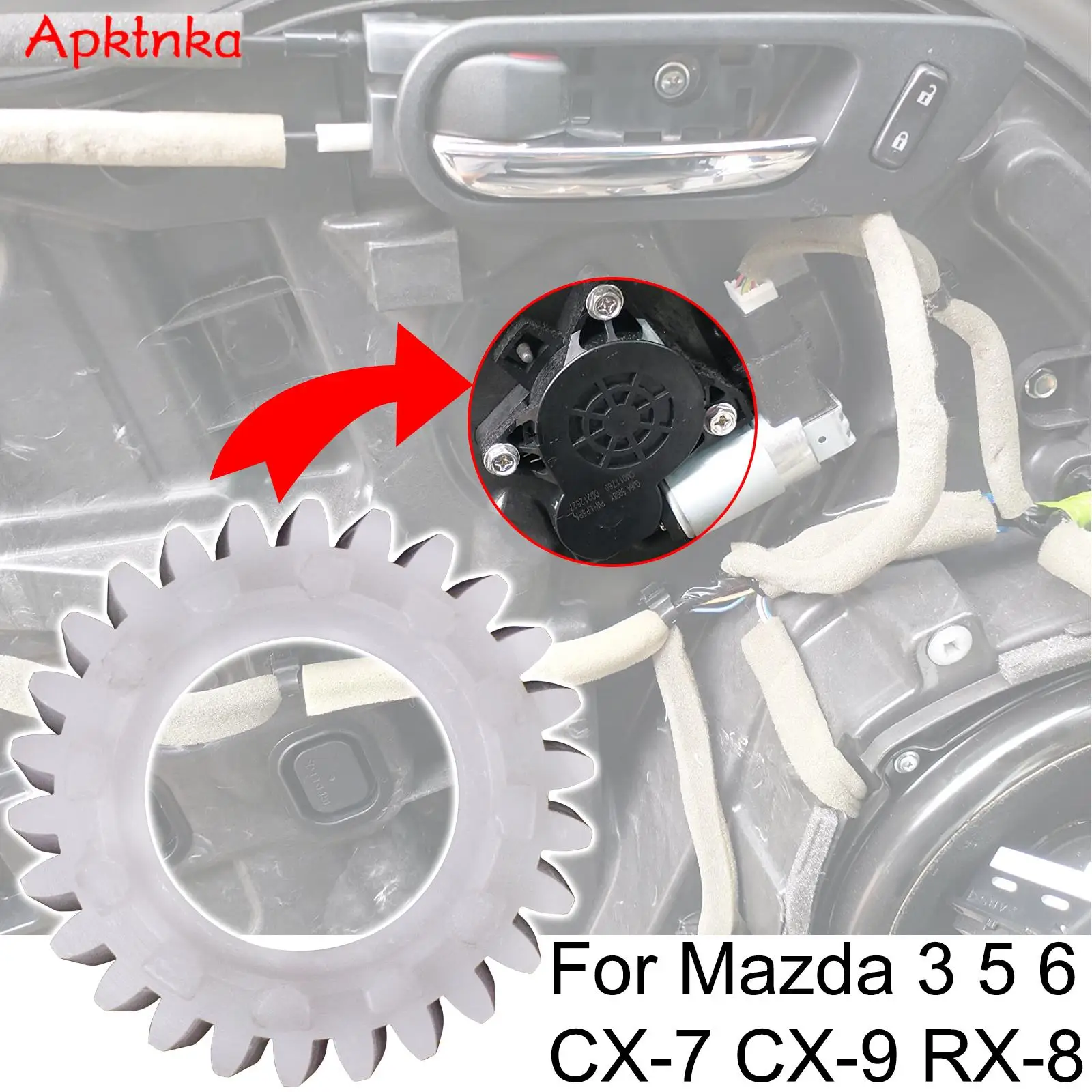 Per Mazda 3 5 6 Series Cx-7 Cx-9 G22C5858Xf Anteriore Posteriore Finestra Regolazioni Parti Sostituzione Plastica Regolatore Motore Power Gear