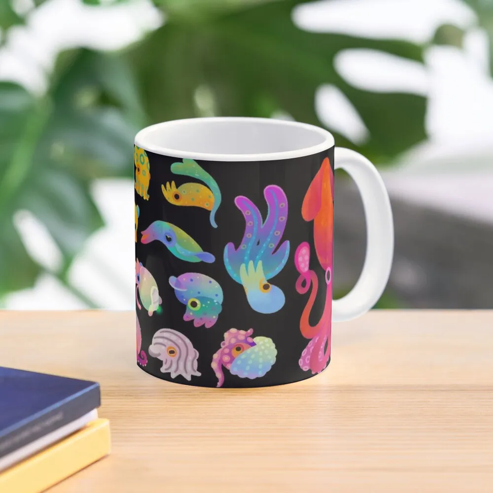 

Cephalopod Coffee Mug Cups Ands Cups Ceramic Kawaii Cups Thermo To Carry Mug