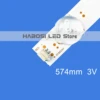 100% New 10pcs/Kit 3V LED Strips for 58 TV JS D JP58DM 051EC 00605 R72 58D04 005 57514 1T 60034 10P 575141T 60034 10P D58 M30 2