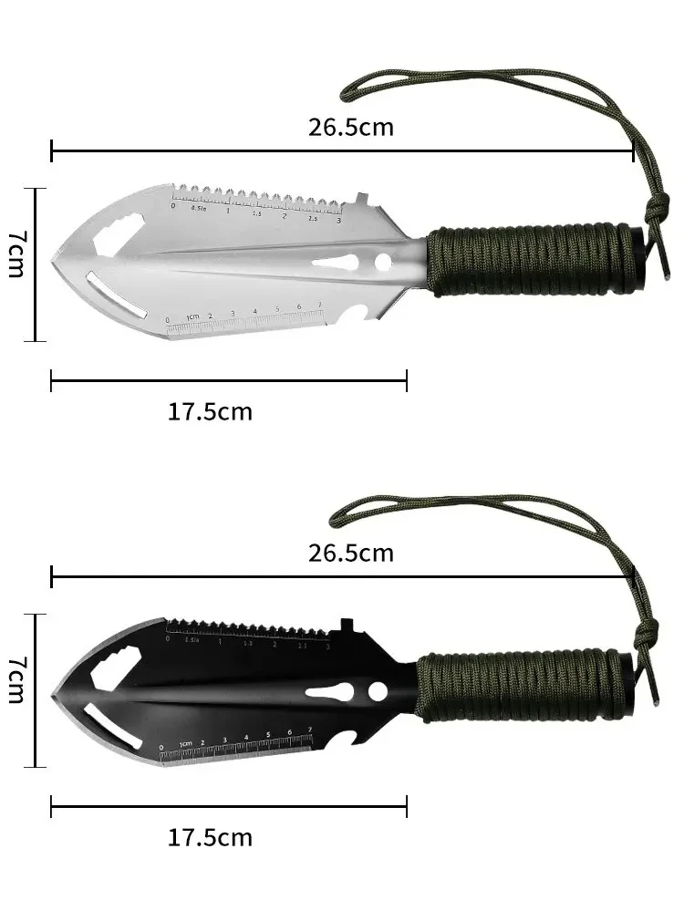 Portable Multifunctional Camping Hiking Survival Shovel 4