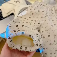 1-8T Winter Warm Fleece Lined Kids Pants Printed Toddler Boys Girls Trousers Retro Polka Dot Pattern Children's Clothes 5