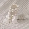 Dollbling Baby Shoes Baby Girl Shoes Wedding Party Photography First Walker Sewing Pearls 2
