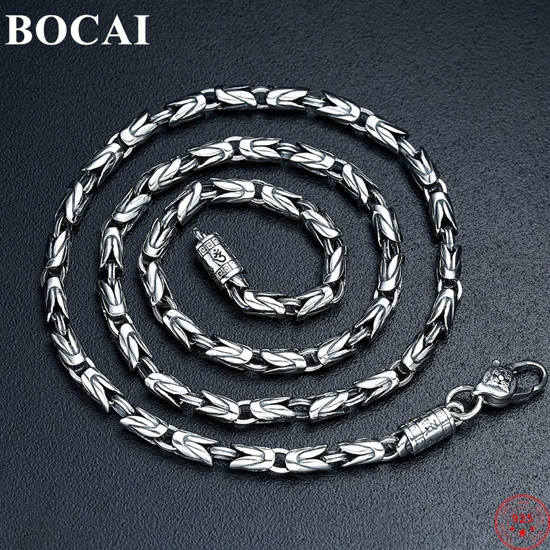 

Женское и мужское ожерелье из серебра 925 пробы, 4 мм