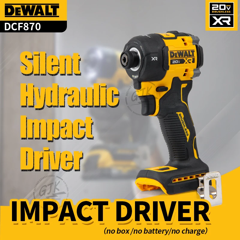 DeWalt DCF870 DCF870B 20V Max XR Hydraulic Quiet Impact Driver