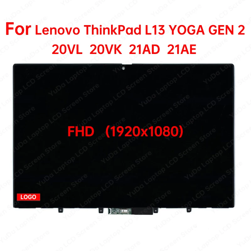 

Сенсорный экран в сборе для Lenovo ThinkPad L13 YOGA GEN 2 20VL 20VK 21AD 21AE 5M10W64463 5M11E18561