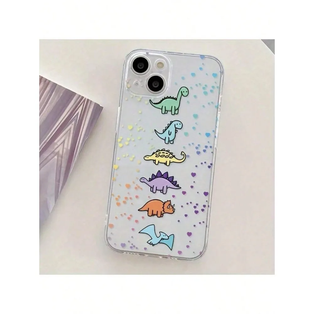 Cartoon Dinosaur Design Apple IPhone16 15 14 13 12 Max 16 15 14Plus 13 12 11pro/X/Xsmax/Xr/7/8 Phone Ca