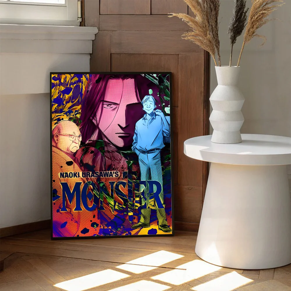 N-Naoki Urasawa S Monster Anime Classic Vintage Posters Decoracion