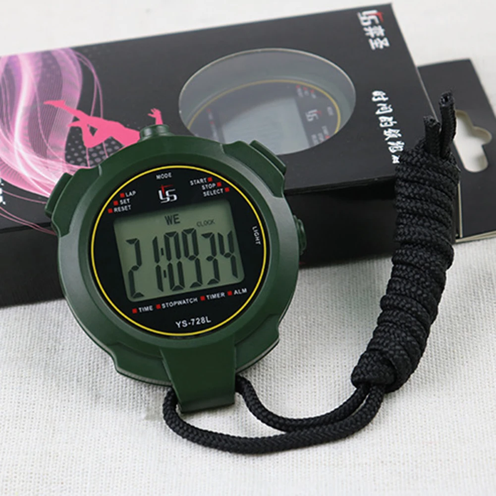 Classic Kitchen Cooking Timer Digital Professional Handheld LCD Handheld Sports Stopwatch Timer Stopwatch