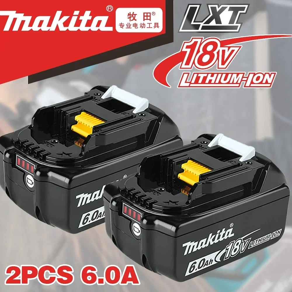 Power Tool Battery Rechargeable Battery Battery Replacement Original Makita18V 6Ah/5Ah/3Ah Battery BL1830B BL1850B BL1850BL1840 BL1860 BL1815 Replacement Lithium Battery for Makita 2600952 Original Makita18V 6Ah/5Ah/3Ah Battery BL1830B BL1850B BL1850BL1840 BL1860 BL1815 Replacement Lithium Battery for Makita