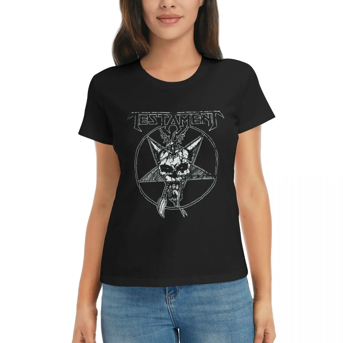 

Testaments Testaments Band Unique R244 Motion Vintage Black Top tee Activity competition USA Size