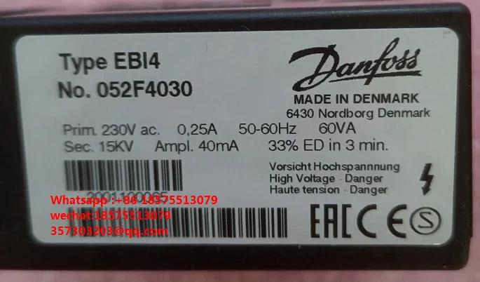 

Для DANFOSS EBI4 052F4030 блок зажигания EBI4