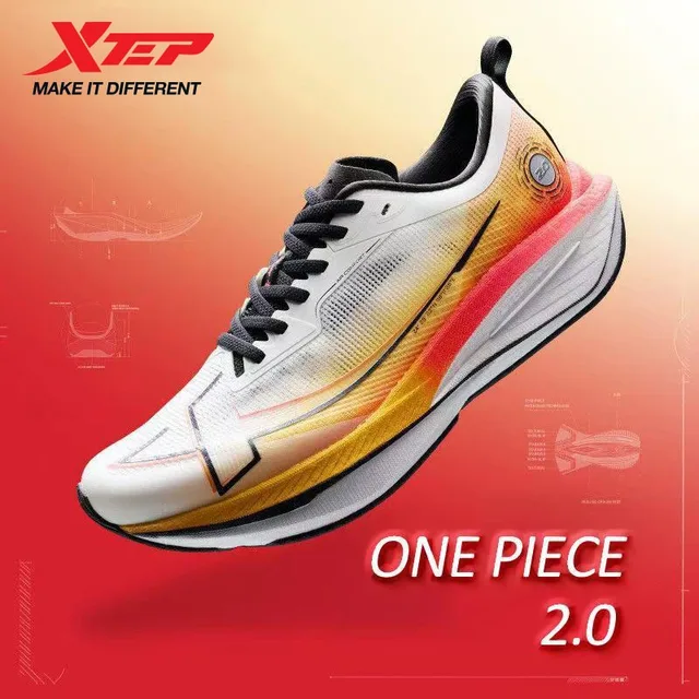Xtep une pièce modèle 2.0 chaussures de course pour hommes automne confortable stabilité coussin rebond hommes baskets 876319110073 1
