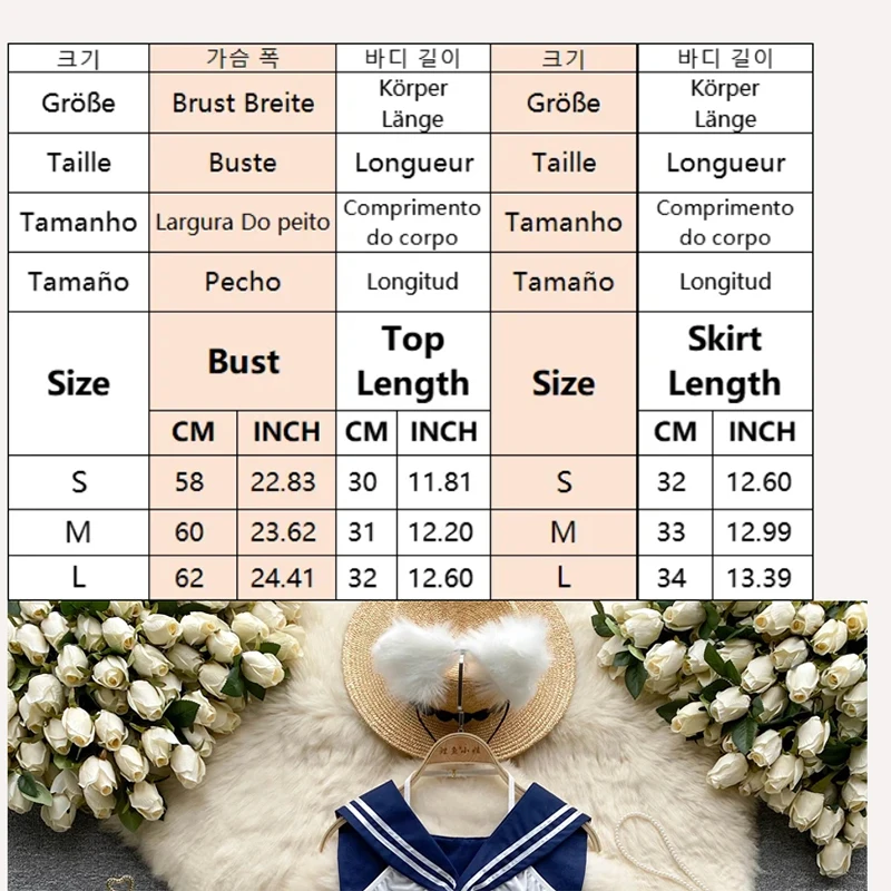 White Sailor Collar Straps Short JK Uniform Sweet Erotic Girls Cosplay Suits Tops Pleated Skirt Lingerie Sexy Sets Matching New